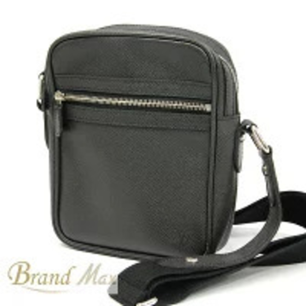 Louis Vuitton Taiga Dimitri Crossbody Shoulder Bag Ardoise Black